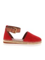 Espadrillas Glyn in suede rossi