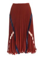 Gonna plisse marrone