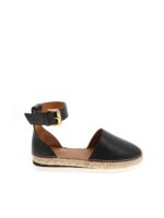 Sandali con dettagli in corda neri