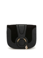 Borsa Hana in pelle nera