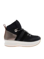 Sneakers Atena in pelle nera