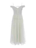 Abito longuette in pizzo