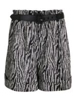 Shorts con motivo zebrato