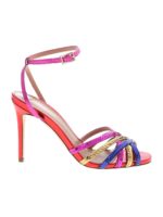 Sandali Floriane multicolor con paillettes