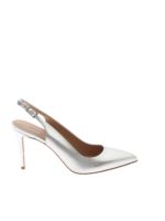 Sling back Daria argentate