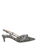 Slingback effetto animalier sr Icona