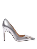 Decollete Sr1 in pelle metallizzata