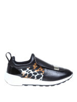 Sneakers Sr1 in pelle e tessuto