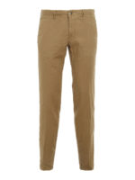 Pantaloni in lino misto cotone