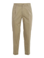 Pantaloni chino in popeline stretch