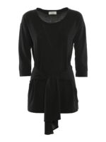 T-shirt a maniche lunghe con cintura