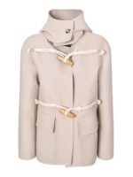 Caban con maxi alamari color Sabbia