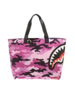 Borsa Split Camo Beach Tote viola camouflage