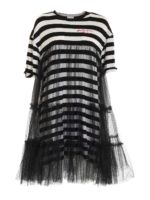 Abito a righe nero e bianco