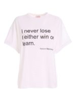 T-shirt quote Nelson Mandela bianca