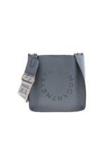 Borsa Mini con logo azzurra