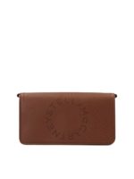 Borsa con tracolla logata marrone