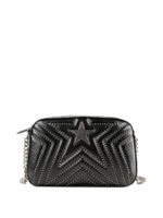 Piccola borsa Stella Star nera matelasse