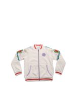 Bomber Big Flower Patch color avorio