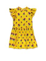 Abito farfalle giallo