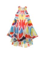 Abito multicolore smanicato