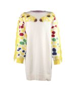 Abito bianco in maglia