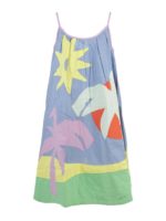 Kurzes Kleid - Gemustert