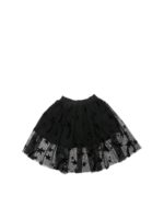Minigonna in tulle nero con stelle