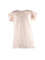 T-shirt Frill Speckle rosa
