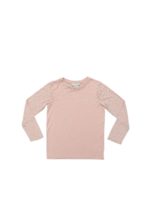 T-shirt rosa con stelle effetto nudo