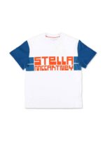 T-shirt bianca con stampa sport