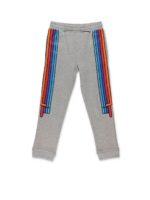 Pantaloni grigi con stampe