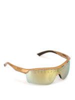 Occhiali da sole a mascherina in bio acetato