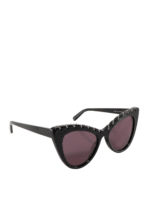 Occhiali da sole cat-eye con catene