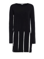 Maglia in viscosa con maxi frange