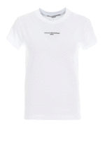 T-shirt in jersey organico con logo lettering