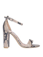 Sandali Carrsons in pelle effetto serpente