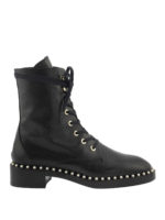 Anfibi in pelle con perle