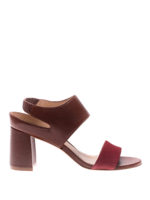 Sandali Erica in pelle e suede rosa