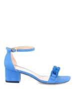 Sandali Amelina Block in camoscio