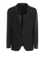 Giacca in lana vergine comfort stretch