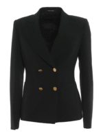 Blazer doppiopetto in crepe