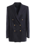 TAGLIATORE Blazer - Jasmine Female Blue 42,44 100% Lino<br>Forro: 100% Cupro