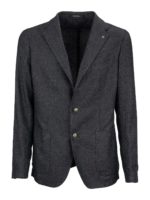 Blazer in misto cashmere melange