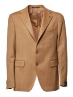 Giacca due bottoni color cammello