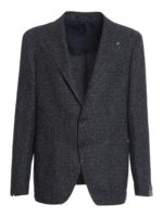 Blazer in seta e lana