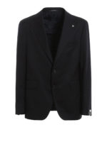 Completo in pura lana vergine nero