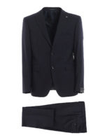 Super 120S Natural Stretch - Bleu