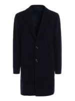 Manteau Au Genou - Bleu