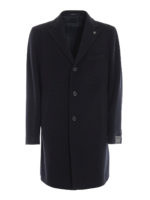 Cappotto in morbido panno di lana e cashmere